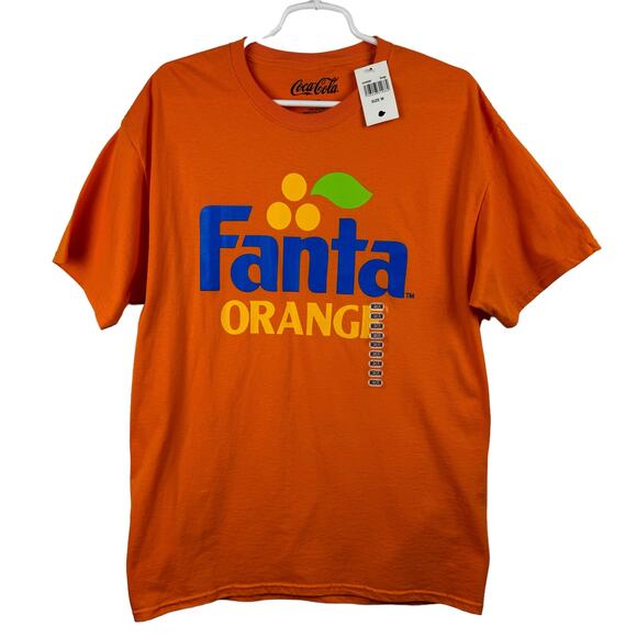 Coca-Cola Other - Men's Coca Cola Orange T-Shirt Fanta Soda Pop Short Sleeve Cotton Tee sz Medium
